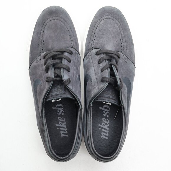 Nike SB Stefan Janoski HT Premium Men's Size 10.5 Gray Nubuck Sneaker AA4277-002 - Picture 9 of 10